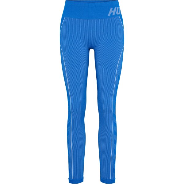 hummel Hmlte Christel Seamless Mw Leggins Damen - placid blue/lapis blue melange
