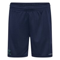 hummel Hmlstaltic Poly Shorts Kinder - marine/duck green
