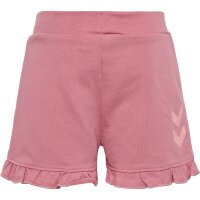 hummel Hmltalya Ruffle Shorts Mädchen - mesa rose