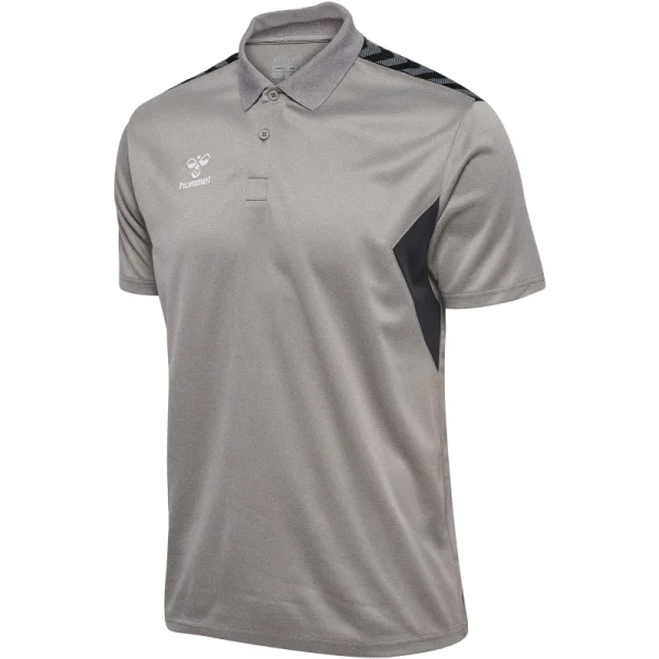 hummel Hmlauthentic Functional Polo Herren - grey melange