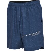 hummel Hmlcourt Aop Pocket Shorts Herren - insignia blue