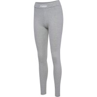 hummel Hmlelemental Cotton Hw Leggins Damen - grey melange