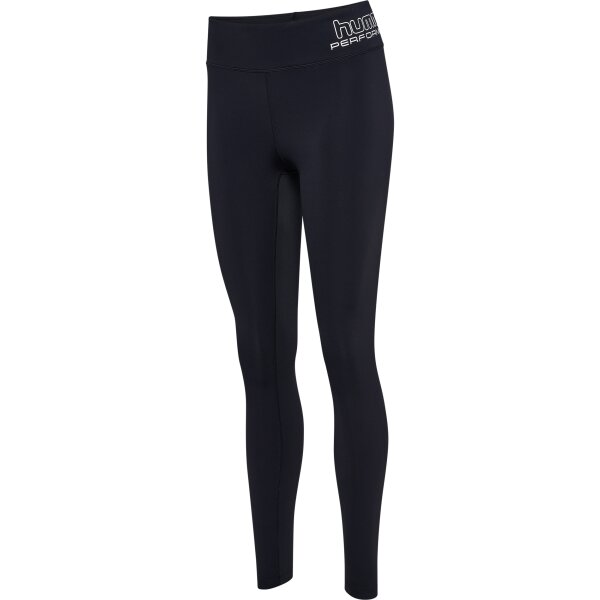 hummel Hmlte Fundamental Mid Waist Leggins Damen - black/white