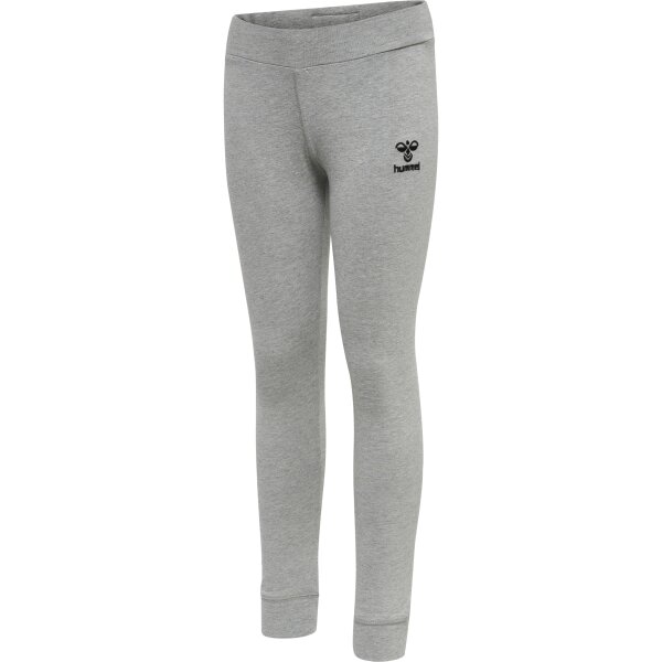 hummel Hmlmove Grid Cotton Leggins Kinder - grey melange - 176