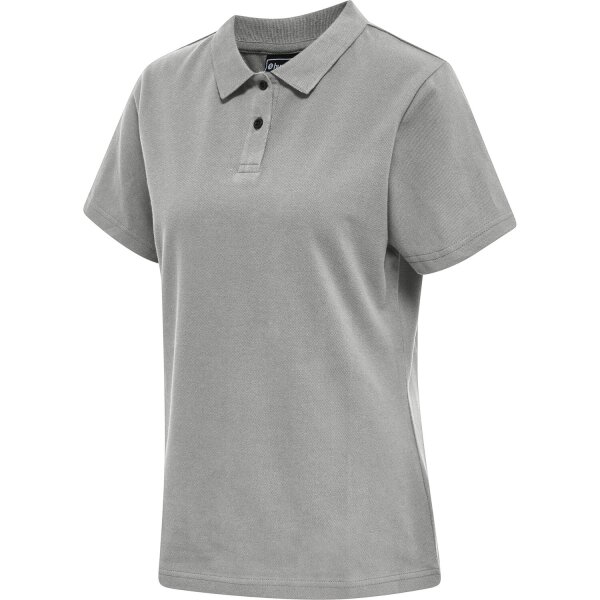 hummel Hmlred Stretch Polo Damen - grey melange - XS
