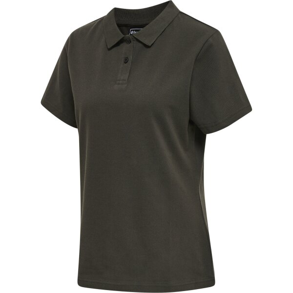 hummel Hmlred Stretch Polo Damen - raven - S