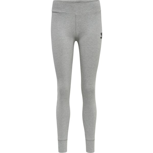 hummel Hmlmove Grid Cotton Leggins Damen - grey melange - XS