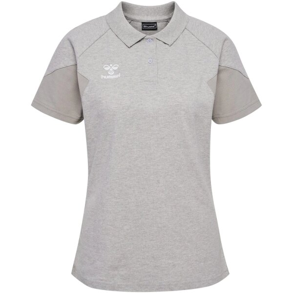 hummel Hmltravel Polo Damen - light grey melange - M