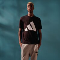adidas Essentials Big Logo T-Shirt Herren - schwarz/weiß