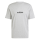 adidas Essentials Linear T-Shirt Herren - grau/schwarz-L