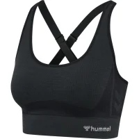 hummel Hmlclea Seamless Sports Top Damen - black melange