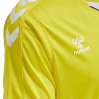hummel Core XK Poly Trikot Kurzarm Herren - blazing yellow