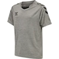 hummel Core XK Poly Trikot Kurzarm Kinder - grey melange