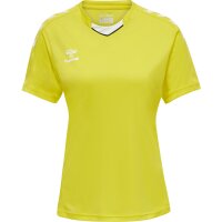hummel hmlCore XK Poly Trikot kurzarm Damen - blazing yellow