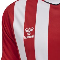 hummel hmlCore XK Striped Trikot kurzarm Herren - true red/white