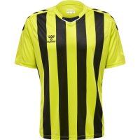 hummel Core XK Striped Trikot kurzarm Herren - lime popsicle/black