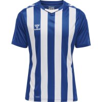 hummel Core XK Striped Trikot kurzarm Herren - true blue/white