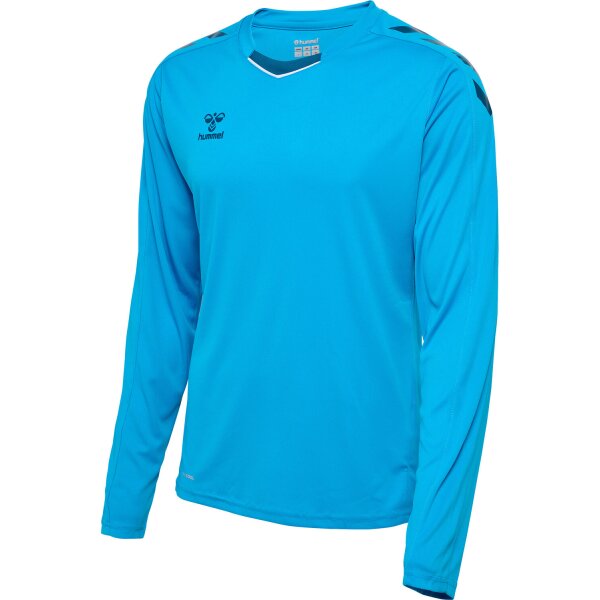 hummel Core XK Poly Trikot Langarm Unisex - blue danube