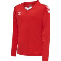 hummel hmlCORE XK Poly Trikot langarm Kinder - true red
