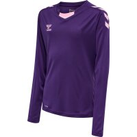 hummel hmlCORE XK Poly Trikot langarm Kinder - acai