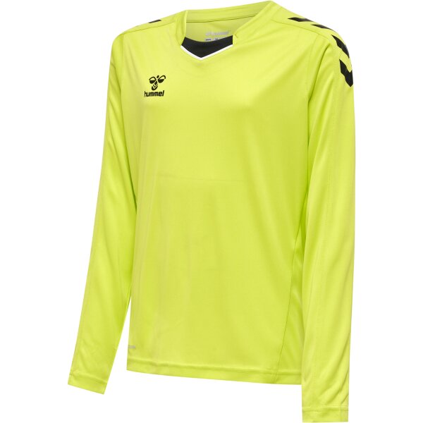 hummel hmlCORE XK Poly Trikot langarm Kinder - lime popsicle