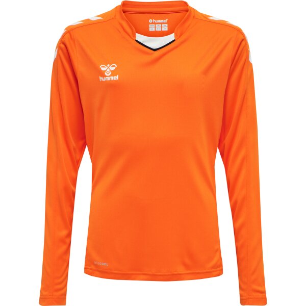 hummel hmlCORE XK Poly Trikot langarm Kinder - orange tiger