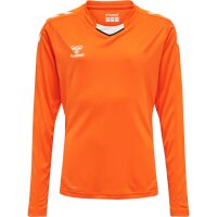 hummel hmlCORE XK Poly Trikot langarm Kinder - orange tiger