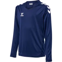 hummel hmlCORE XK Poly Trikot langarm Kinder - marine