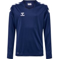 hummel hmlCORE XK Poly Trikot langarm Kinder - marine