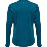 hummel hmlCORE XK Poly Trikot langarm Kinder - blue coral