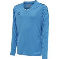 hummel hmlCORE XK Poly Trikot langarm Kinder - blue danube