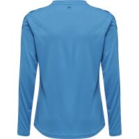 hummel hmlCORE XK Poly Trikot langarm Kinder - blue danube