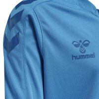 hummel hmlCORE XK Poly Trikot langarm Kinder - blue danube
