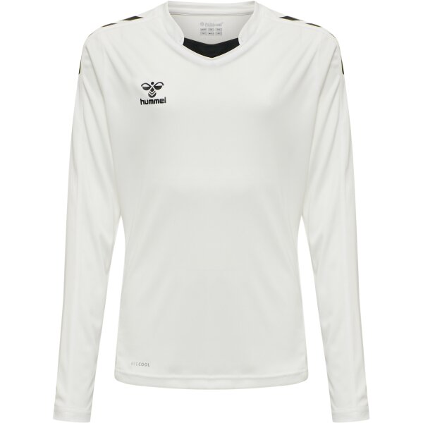 hummel hmlCORE XK Poly Trikot langarm Kinder - white
