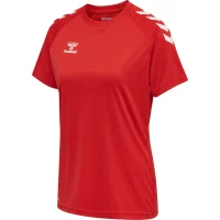 hummel Hmlcore Xk Core Poly Tee S/S Damen - true red