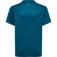 hummel Core XK Striped Trikot Kinder - blue coral/blue danube