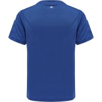 hummel Core XK Striped Trikot Kinder - true blue/white