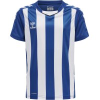 hummel Core XK Striped Trikot Kinder - true blue/white