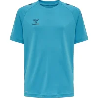 hummel Hmlcore Xk Core Poly Tee S/S Kinder - blue danube