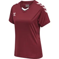 hummel hmlCore XK Poly Trikot kurzarm Damen - maroon