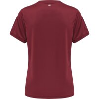 hummel hmlCore XK Poly Trikot kurzarm Damen - maroon