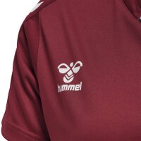 hummel hmlCore XK Poly Trikot kurzarm Damen - maroon