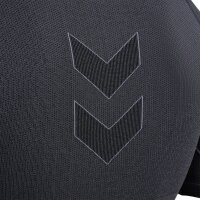 hummel Hmlte Mike Seamless T-Shirt Herren - black/asphalt melange