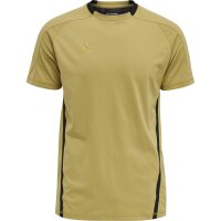 hummel hmlCIMA XK T-Shirt Kurzarm Unisex - antique gold