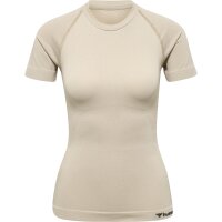 hummel Hmlclea Seamless Tight T-Shirt Damen - chateau gray