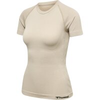 hummel Hmlclea Seamless Tight T-Shirt Damen - chateau gray