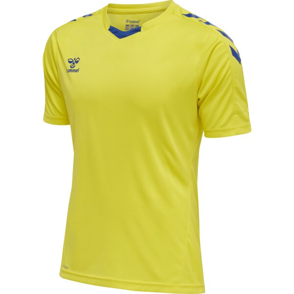 hummel Core XK Poly Trikot Kurzarm Herren - blazing yellow/true blue