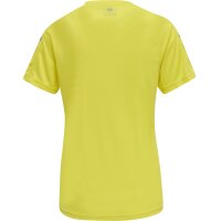 hummel hmlCore XK Poly Trikot kurzarm Damen - blazing yellow/true blue
