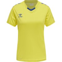 hummel hmlCore XK Poly Trikot kurzarm Damen - blazing yellow/true blue