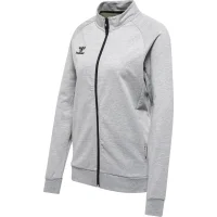 hummel Move Grid Cotton Zip Trainingsjacke Damen - grey...